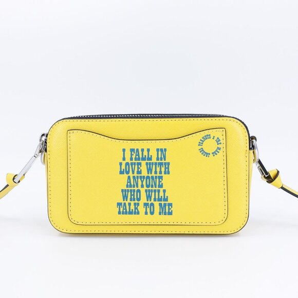 Marc Jacobs Peanuts Edition Snoopy The Snapshot Bag Yellow OS - Picture 8 of 15